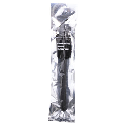 Doccia anale in silicone tutto nero 27cm