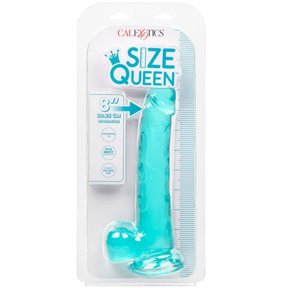 Calex size queen dildo - azul 20.3 cm