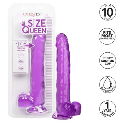 Dildo regina dimensioni calex - viola 25,5 cm