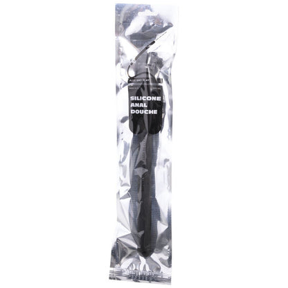 Doccia anale in silicone con perline tutto nero 27cm