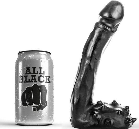 Dildo tutto nero 19cm