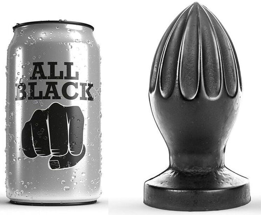 Butt plug All black 12cm