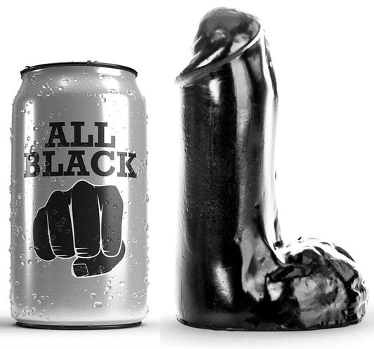 Dildo tutto nero 13cm