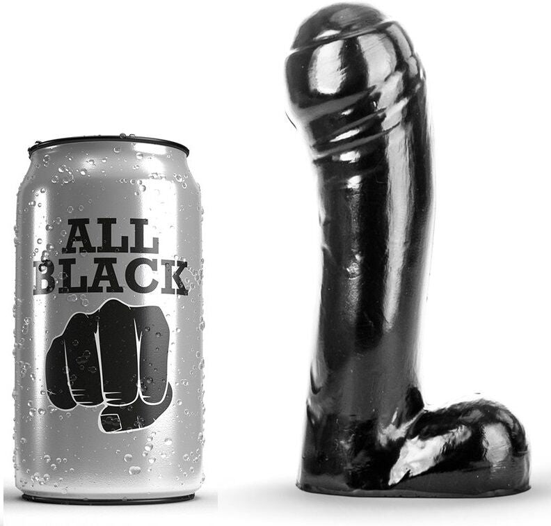 Dildo tutto nero 15cm