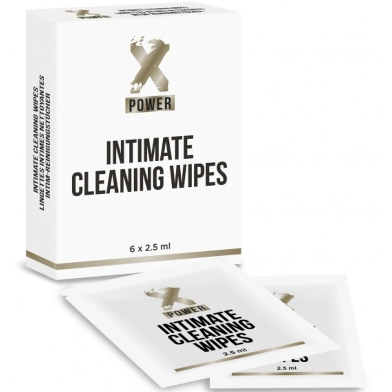 Xpower salviette per la pulizia intima 6 unità