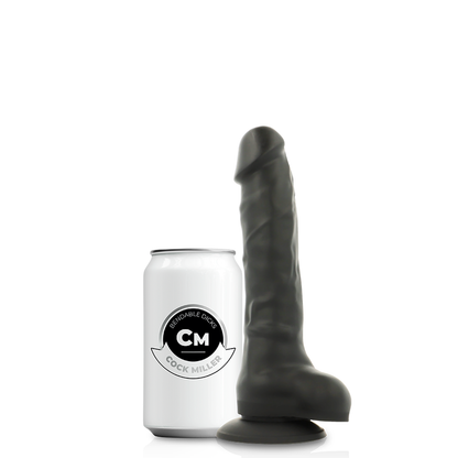 Gode ceinturon Dildo Cock Miller noir 18cm