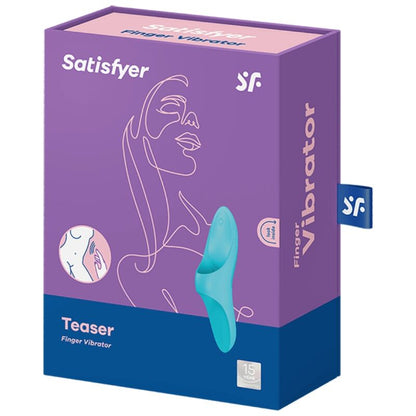 Vibratore Clitoride Satisfyer Teaser Finger Vibrator Celeste