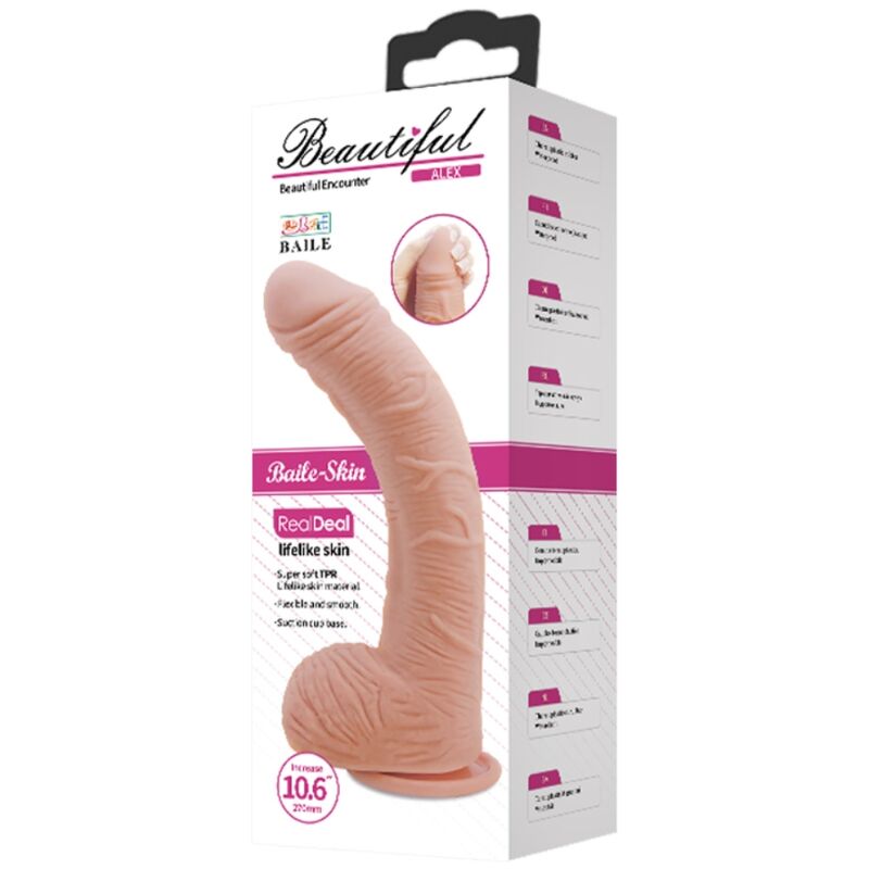 Très belle rencontre alex lifelike skin dildo 27 cm
