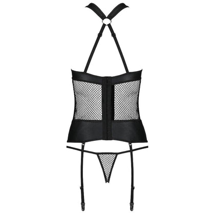 Passion Amanda corset simili cuir S/M