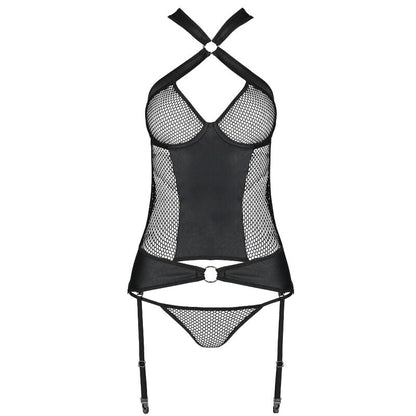 Passion Amanda corset simili cuir S/M
