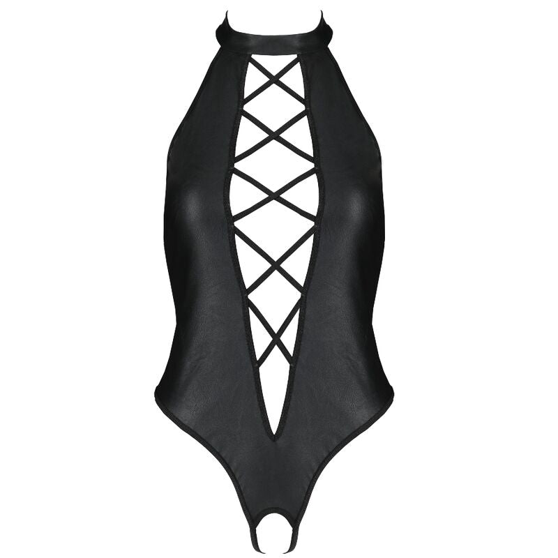 Body Passion Nancy Ecopelle Nero s/m