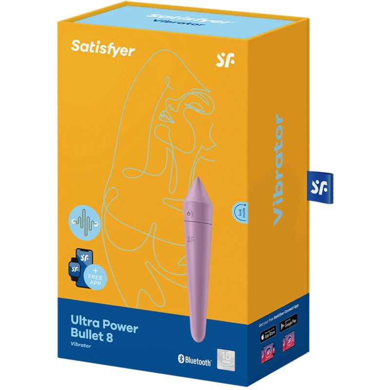 Soddisfare ultra power bullet 8 - lilla