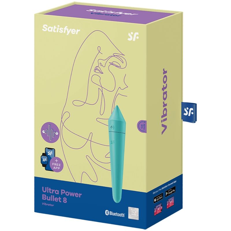 Soddisfare ultra power bullet 8 - turchese