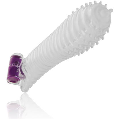 Manica pene strutturata ohmama con proiettile vibrante