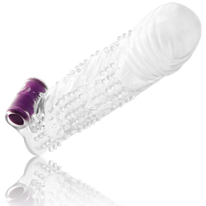 Manica pene strutturata ohmama con proiettile vibrante