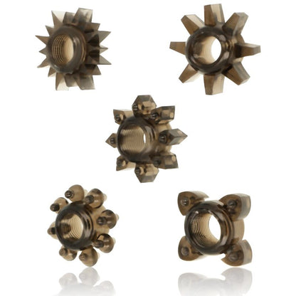 Ohmama set de 5 anneaux en silicone pour pénis et testicules