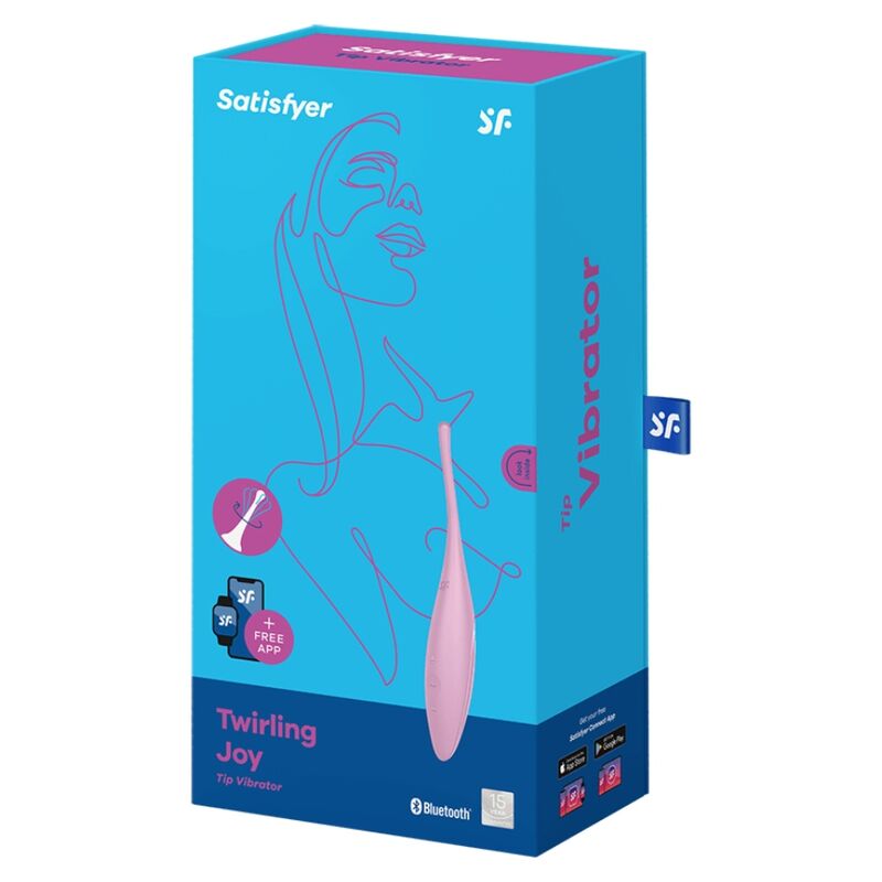 Satisfyer twirling joy clit tip stimolante - rosa