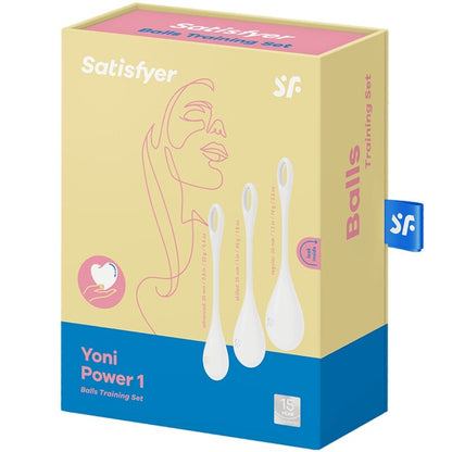 Coni vaginali Satisfyer Yoni Power 2 Bianco