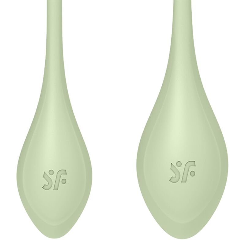 Coni vaginali Satisfyer Set yoni power 2 verde