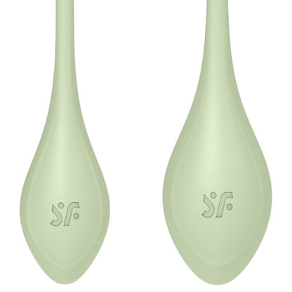 Coni vaginali Satisfyer Set yoni power 2 verde