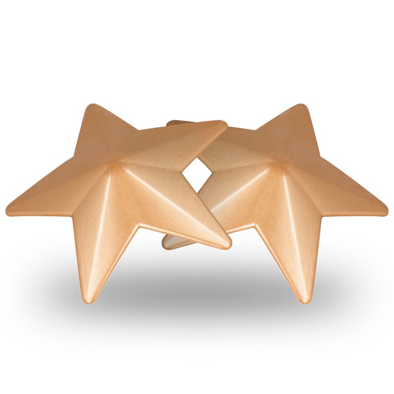 Coquette chic desire couvre-tétons - golden stars