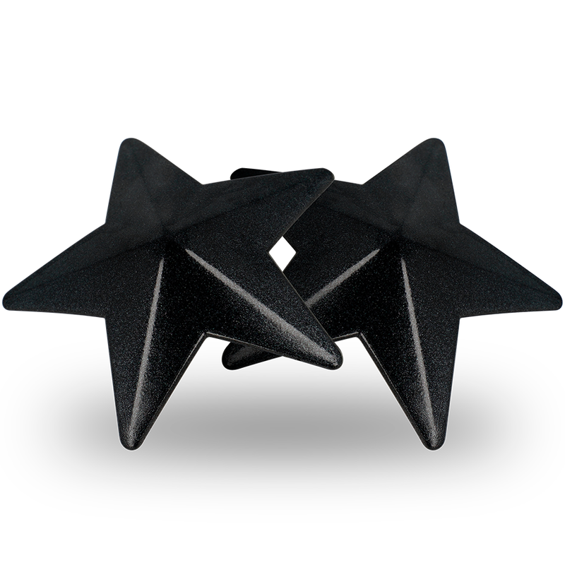 Coquette chic desire copricapezzi - black stars