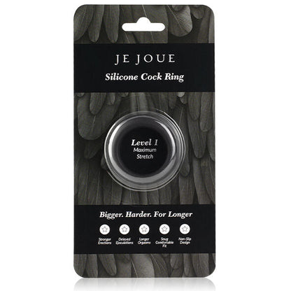 JE JOUE - ANELLO PER IL CAZZO IN SILICONE MASSIMA ELASTICIT - NERO