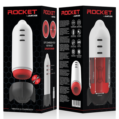 Masturbateur masculin - Jamyjob rocket contraction et vibration