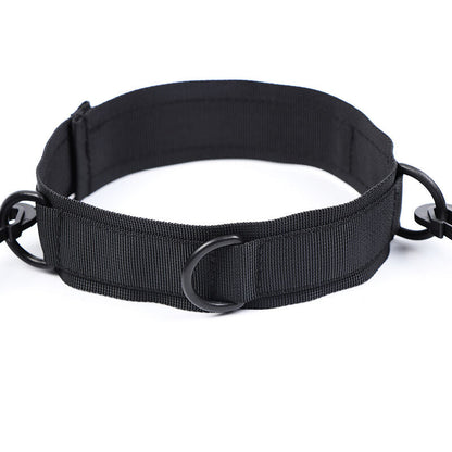 Collo ohmama fetish in nylon con ferma polsi