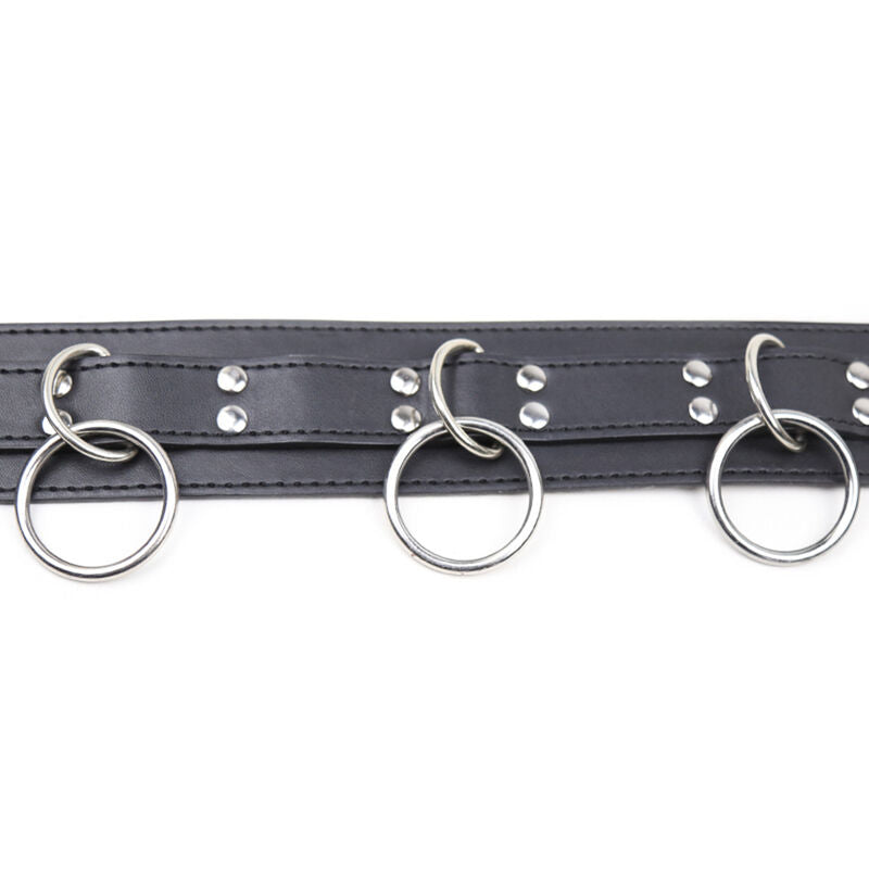 Ohmama fetish collar sumision con 3 anillas