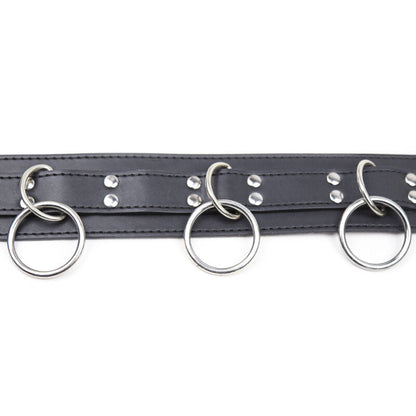 Ohmama fetish collar sumision con 3 anillas
