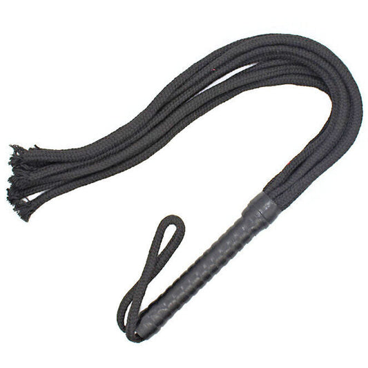 Frusta Ohmama Flogger di Corda Nera