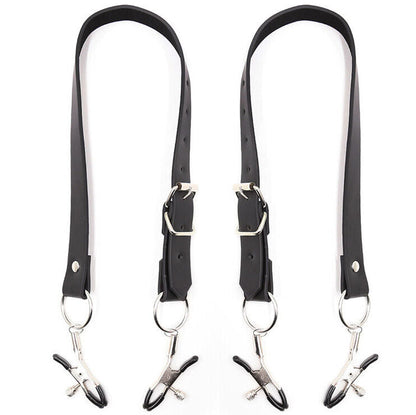 Morsetti clitterali ohmama fetish gamba bondage