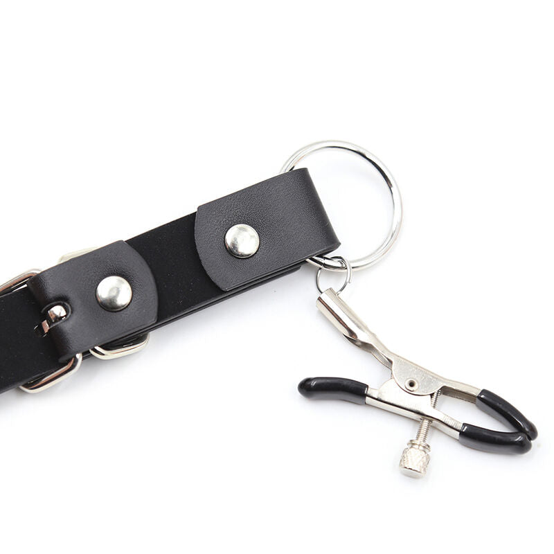 Morsetti clitterali ohmama fetish gamba bondage