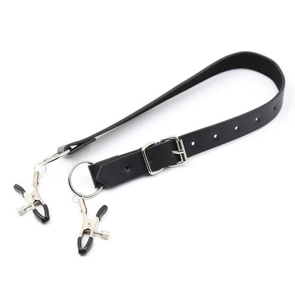 Morsetti clitterali ohmama fetish gamba bondage
