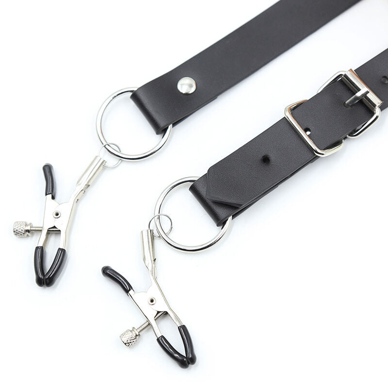 Morsetti clitterali ohmama fetish gamba bondage