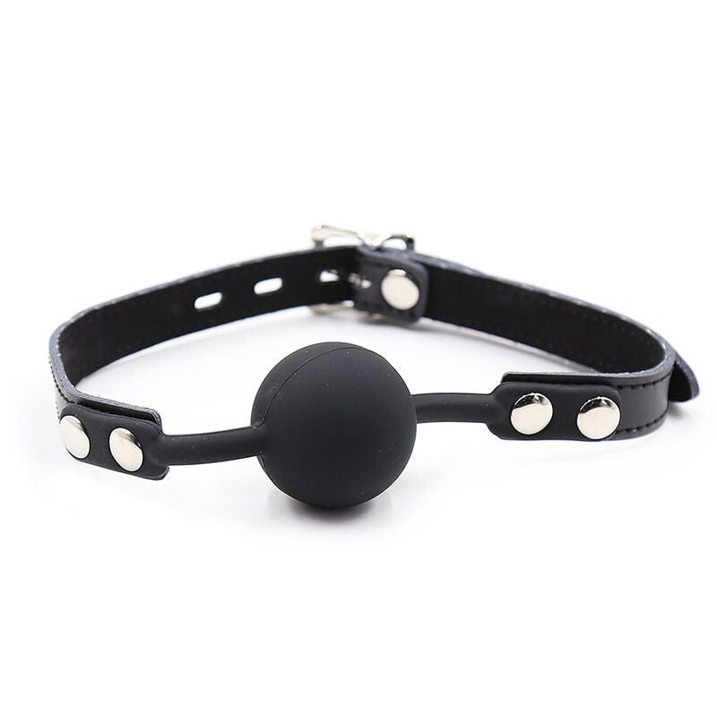 Gagging Ohmama con Sfera in Silicone Nero