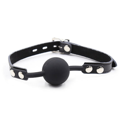 Gagging Ohmama con Sfera in Silicone Nero