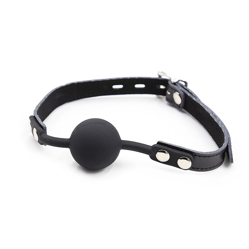 Gagging Ohmama con Sfera in Silicone Nero