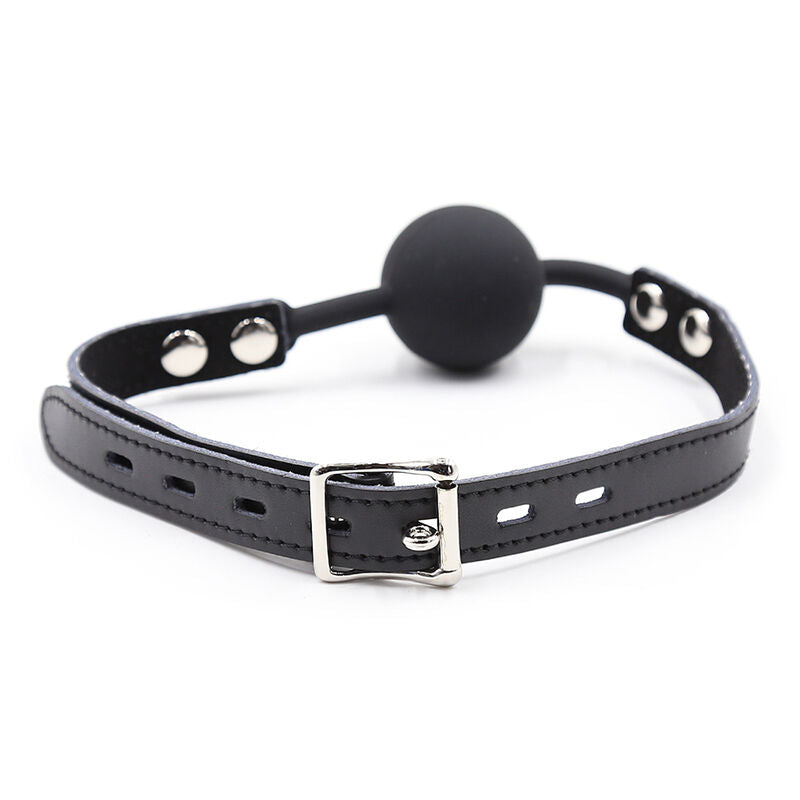 Gagging Ohmama con Sfera in Silicone Nero