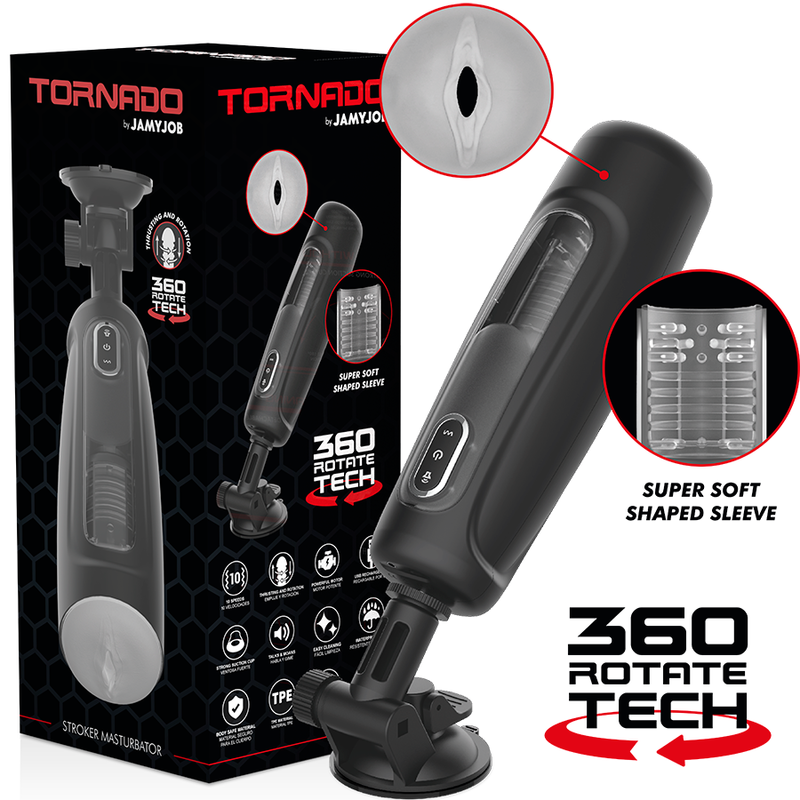 Masturbateur pour homme - Jamyjob tornado 360 rotate tech