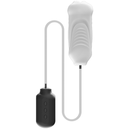 Masturbateur pour homme Jamyjob Hurricane Blanc Vibrant