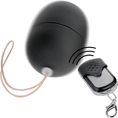 Ovetto vibrante - Online con telecomando nero s