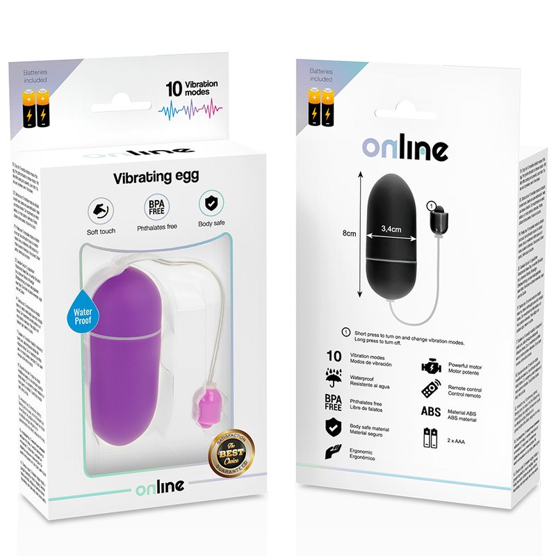 Ovetto vibrante - Online viola impermeabile