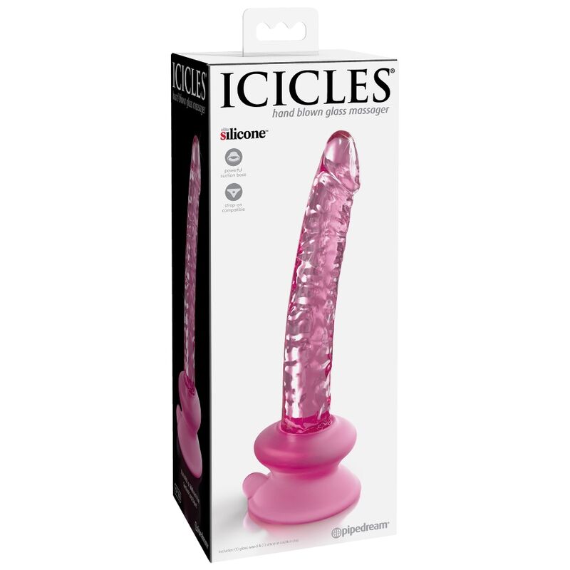 Glace à l'eau n.86 godemichet en verre