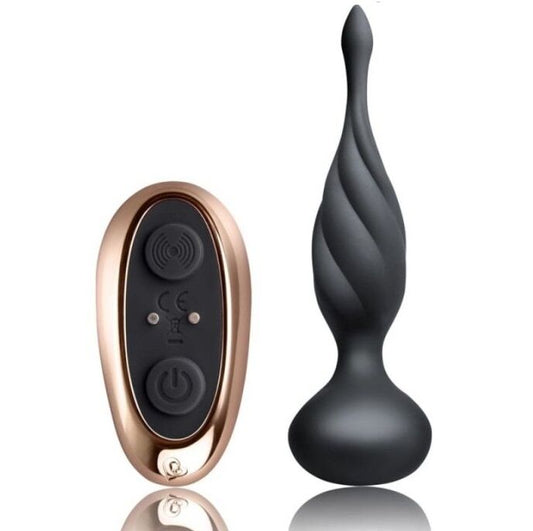 Vibratore telecomandato - Rocks off discover stimolatore anale nero