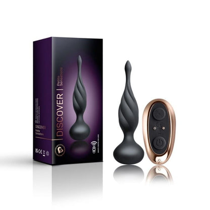 Vibratore telecomandato - Rocks off discover stimolatore anale nero
