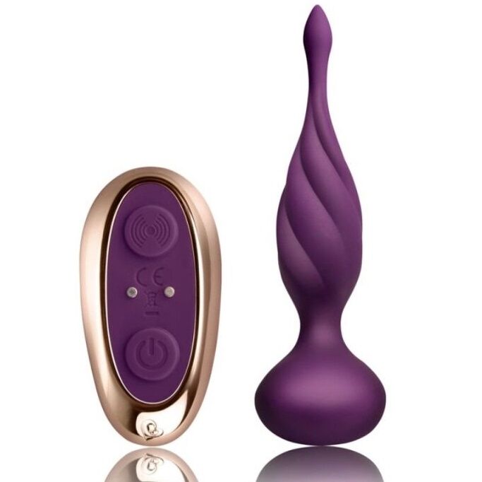 Vibratore telecomandato - Rocks off discover stimolatore anale viola