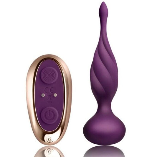 Vibratore telecomandato - Rocks off discover stimolatore anale viola
