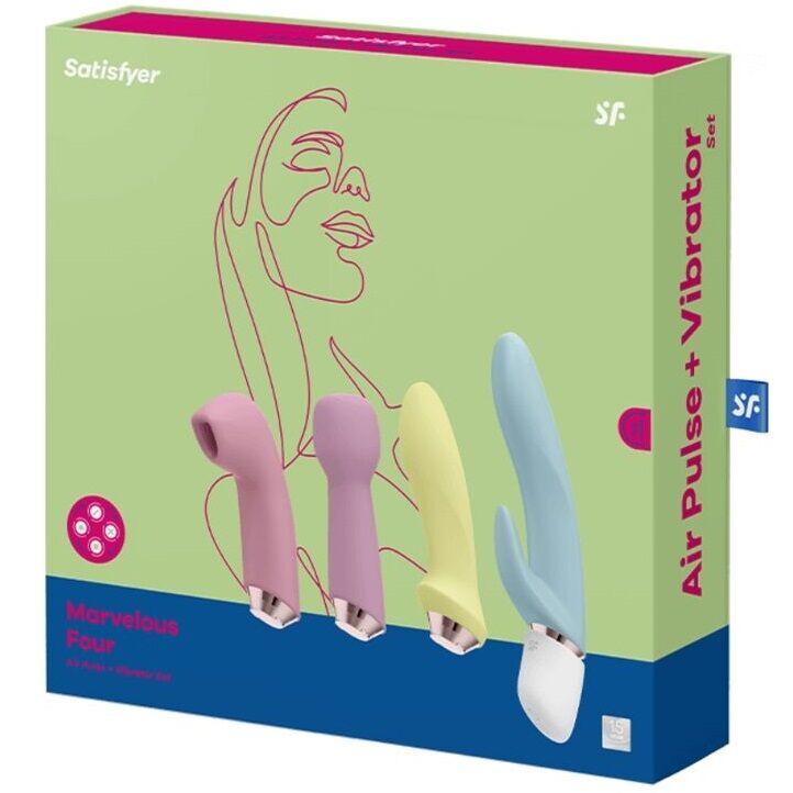 Vibratori Satisfyer Marvelous Four set multifunzionale